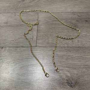 Gold clip chain